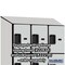 Salsbury Industries 4 Tier Designer Locker, 54"Wx76"Hx24"D, 12 Door, Gray 18-24364GRY - alternate 8